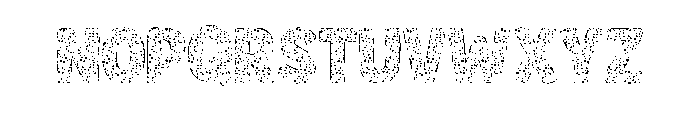 Preppy Coquette black Font LOWERCASE
