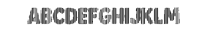 Preppy Coquette Font UPPERCASE