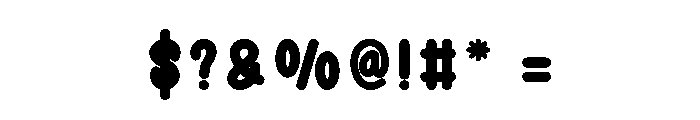 Preppy Cupcake Font OTHER CHARS
