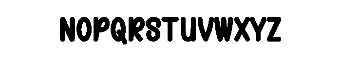 Preppy Cupcake Font UPPERCASE