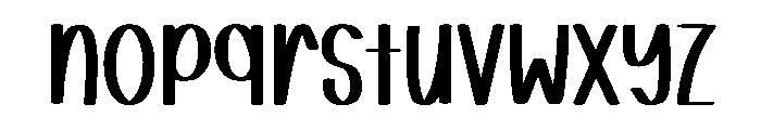 Preppy Cupid Font LOWERCASE