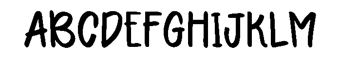 Preppy Cutie Font UPPERCASE