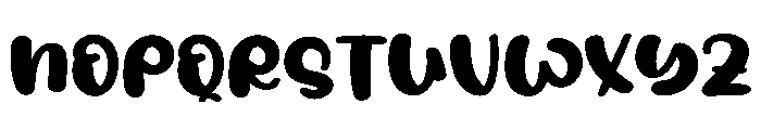 Preppy Display Font UPPERCASE