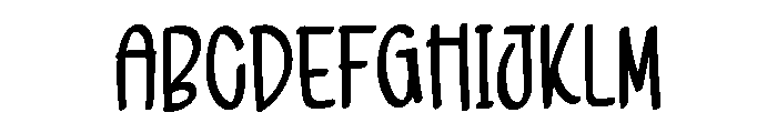 Preppy Easter Font UPPERCASE