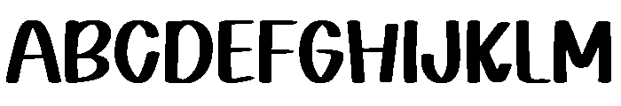 Preppy Funky Font UPPERCASE
