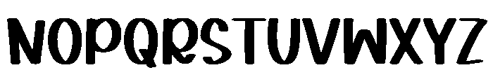Preppy Funky Font UPPERCASE