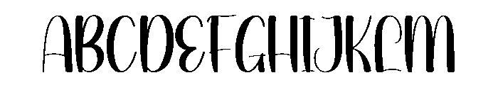 Preppy Halloween Font UPPERCASE