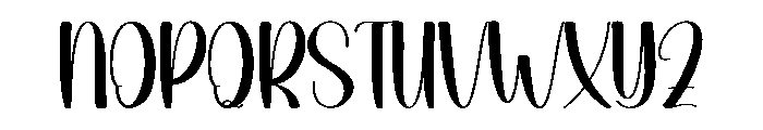 Preppy Halloween Font UPPERCASE