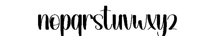 Preppy Halloween Font LOWERCASE