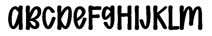 Preppy Hunky Regular Font UPPERCASE