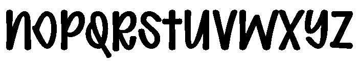 Preppy Hunky Regular Font UPPERCASE