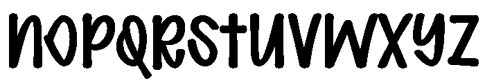Preppy Hunky Regular Font LOWERCASE