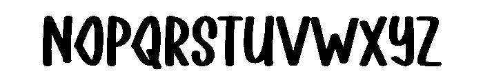 Preppy Hunky Font UPPERCASE