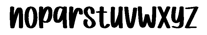 Preppy Notes Font LOWERCASE