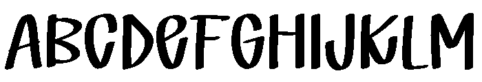 Preppy Pop Font UPPERCASE