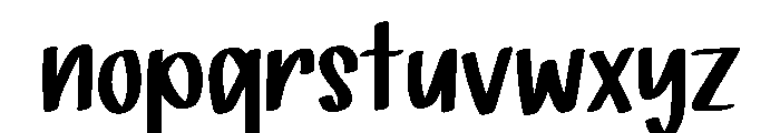 Preppy Pop Font LOWERCASE
