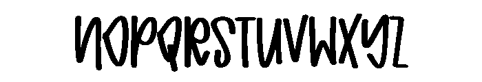 Preppy Writing Font UPPERCASE