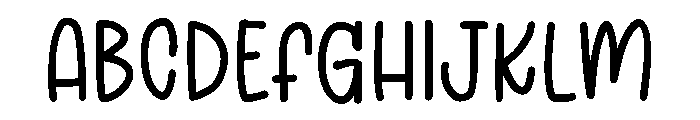 Preppy berry Font UPPERCASE