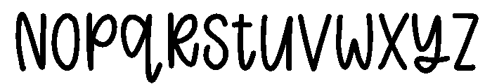 Preppy berry Font LOWERCASE