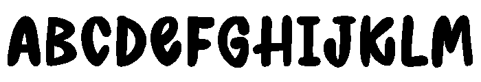 Preppy lover Font UPPERCASE