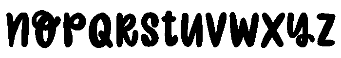 Preppy lover Font LOWERCASE