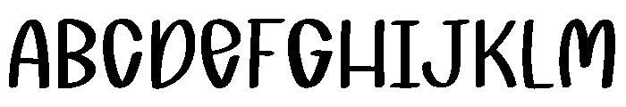 Preppy rose Font UPPERCASE