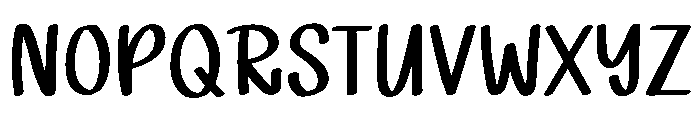 Preppy rose Font UPPERCASE