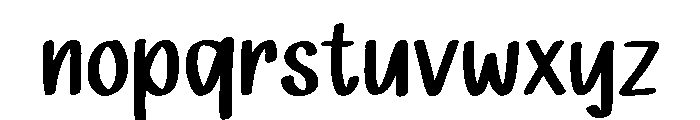 Preppy rose Font LOWERCASE