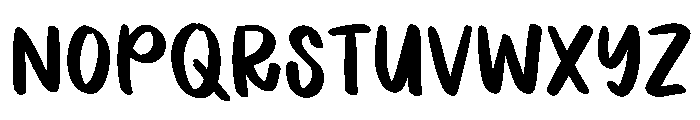 Preppy sweet Font UPPERCASE