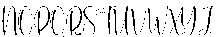 Preppy Font UPPERCASE