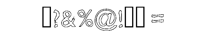 Preschool Doodles Regular Font OTHER CHARS