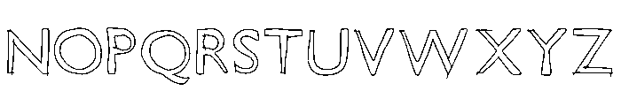 Preschool Doodles Regular Font LOWERCASE