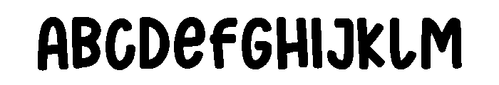 Preschool Poppers Regular Font UPPERCASE