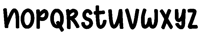 Preschool Poppers Regular Font LOWERCASE
