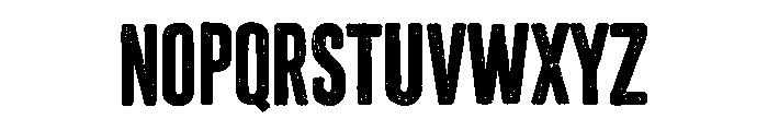 Pressed Supply Font UPPERCASE
