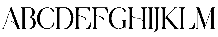 Prestiga Font UPPERCASE