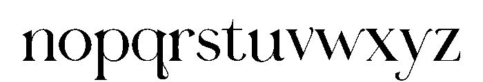 Prestiga Font LOWERCASE