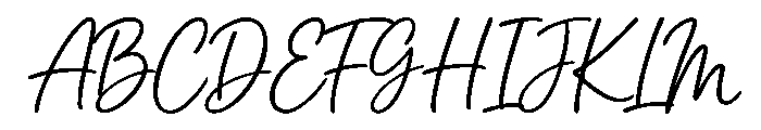 Prestige Signature Font UPPERCASE