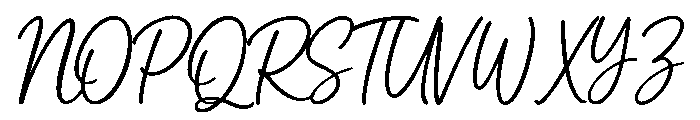 Prestige Signature Font UPPERCASE