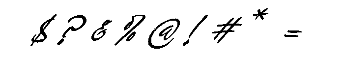 Prestige Snowfall Italic Font OTHER CHARS