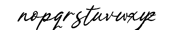 Prestige Snowfall Font LOWERCASE