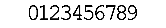 Prestige Typewriter Regular Font OTHER CHARS