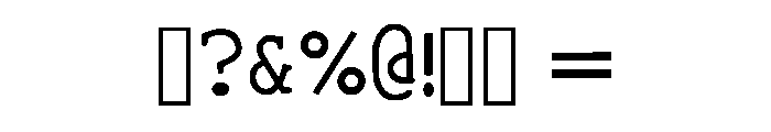 Prestige Typewriter Regular Font OTHER CHARS