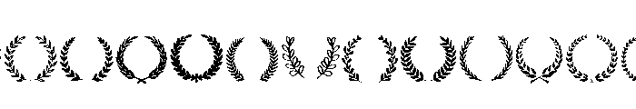 Prestige Wreath Font UPPERCASE