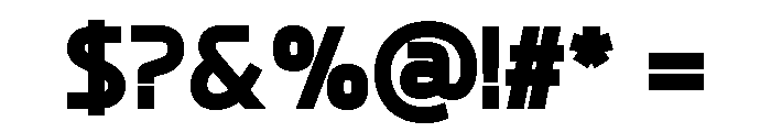 Prestimo Black Font OTHER CHARS