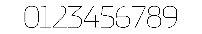 Prestimo Thin Font OTHER CHARS