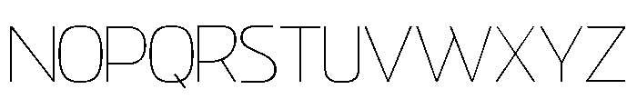 Prestimo Thin Font UPPERCASE