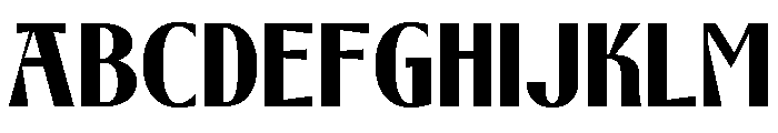 Prestion Condensed Font UPPERCASE
