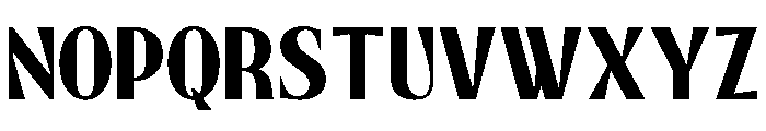 Prestion Condensed Font UPPERCASE