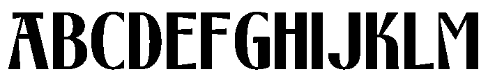 Prestion Extra Condensed Font UPPERCASE
